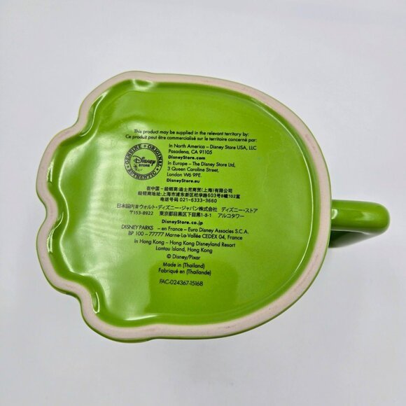Disney The Good Dinosaur Spot Mug Green Character Foot Shaped Pixar Parks Read - Picture 9 of 10